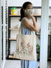 Embroidered Canvas Tote Bag