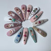 Embroidery Tic Tac Hair Clips